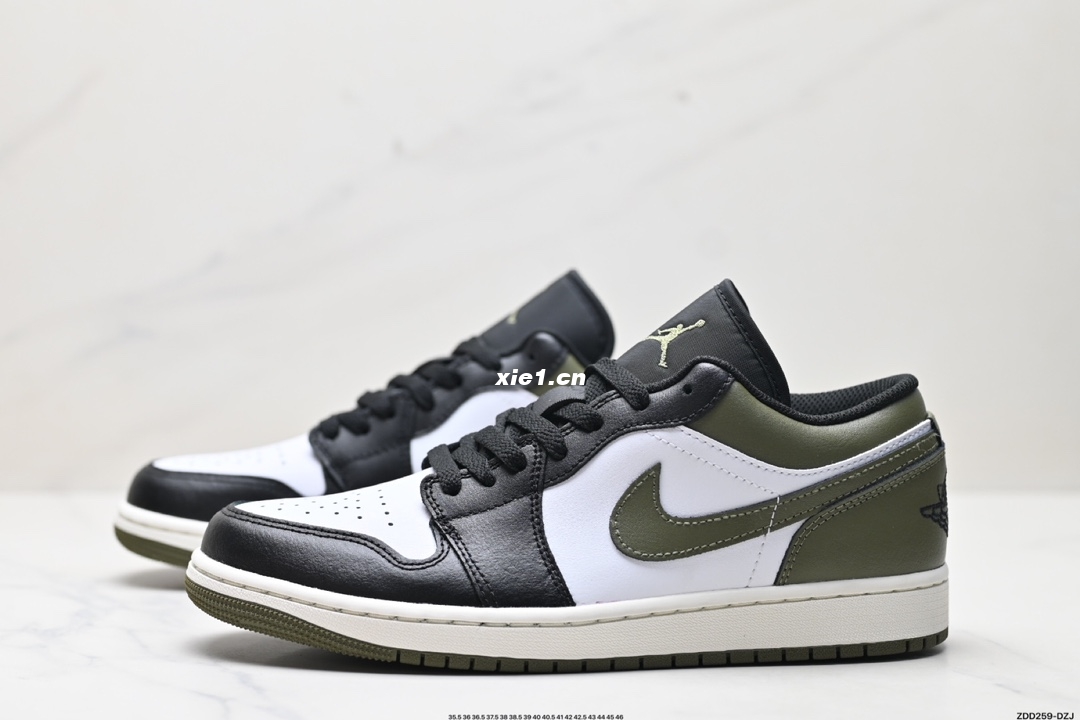 Company-grade ✅ Nike Air Jordan 1 Low AJ1 Joe 1 Low-top casual board shoes, synchronized official color scheme market, the only exclusive first-layer leather creation, original shoe original file development, original leather material, original file punch